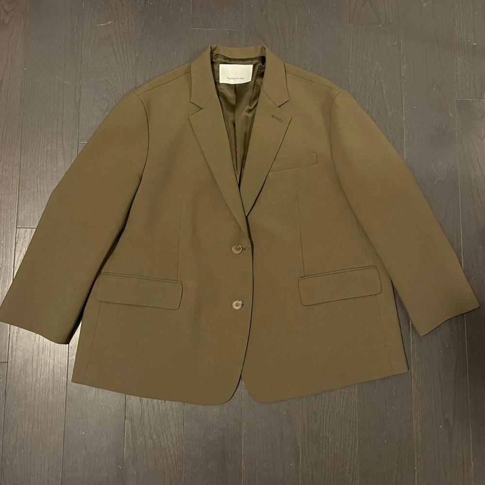 The Frankie Shop brown bea blazer women size small